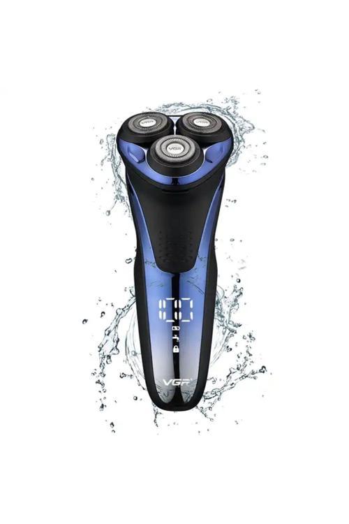 Şarjlı V-306 Ipx -7 Profesyonel 3 Başlıklı Su Geçirmez Yıkanabilir Tıraş Makinesi 1 - 3 Islak Ve Ku