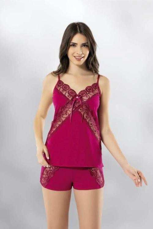 Dantelli Atlet Şort Takımı Kota 6339