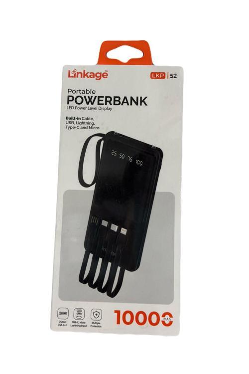 10000 Mah 4 Çıkışlı Hızlı Şarj Powerbank