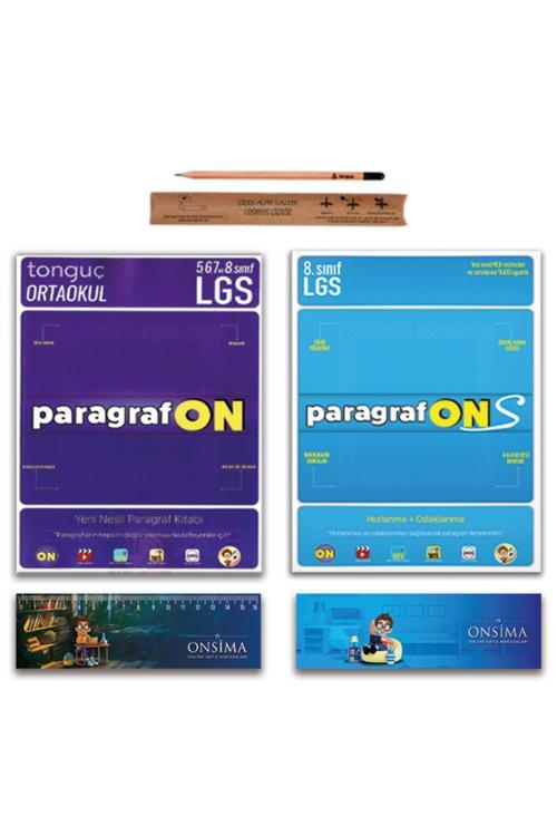 Tonguç Yayınları Paragrafon - Paragrafons Set 2 Kitap - 5. 6. 7. 8. Ve Lgs İçin Soru Bankası
