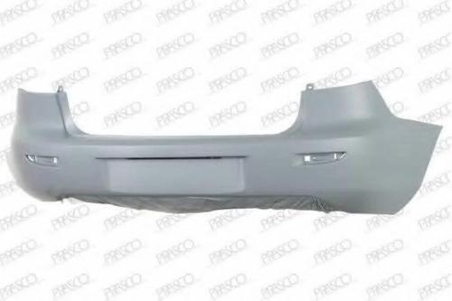 2003-2006 Mazda 3 Sd Arka Tampon Siyah (Plaka-Reflektör Delikli Tyg) (Adet) (Oem No:Bn8V50221Faa)