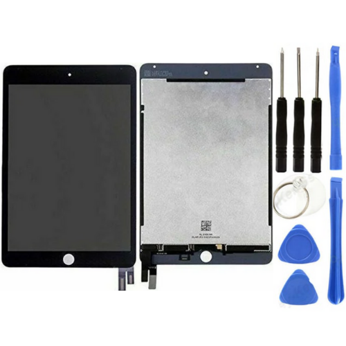 iPad Mini 4 A1538-A1550 Uyumlu Servis Lcd Dokunmatik Full Siyah + Tamir Seti