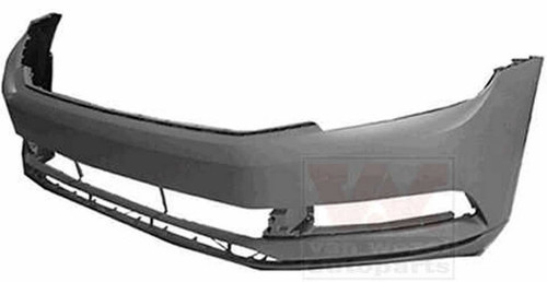 2014-2018 Volkswagen Passat B8 Ön Tampon Gri (Astarlı Sis-Panjur Delikli Sensör Deliksiz (Adet) (Oem