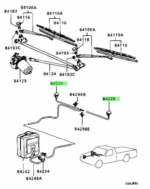 Su Fıskiye Memesi L200  90-06 / Lancer  88-92 / Proton (Oem No: Mb415616)