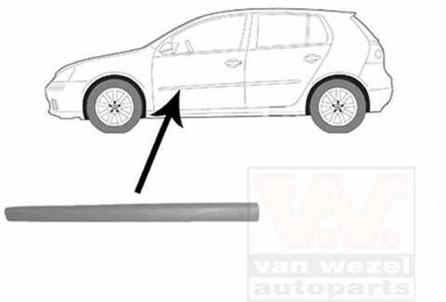 Volkswagen Golf5 2004 2010 Kapı Bandı Ön Sol 4 Kapılıya Göre (Oem No:1K4853515Cgru)