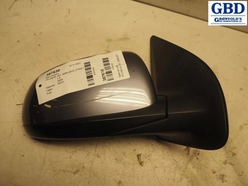 Ayna Dış Dikiz İ20 12-14 Elektrikli Isıtmalı Otomatik Katlanır Sol (Oem No: 87610-1J300)