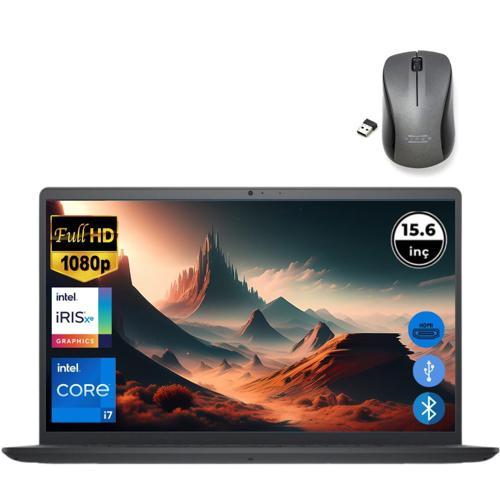 Inspiron 3520 i7 1255U 40GB 1TB M.2 SSD I35201013U ATL50 O/B 15.6" Ubuntu Taşınabilir Bilgisayar+Mouse
