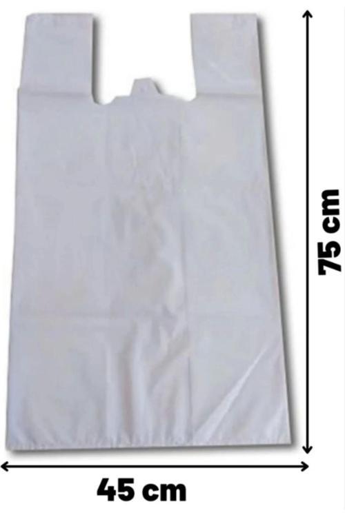 10 Adet 45x75 Extra Kalın Poşeti Sızdırmaz Et Taşıma Poşeti (40-50 Kg Taşır)