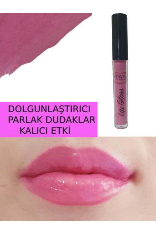 Make Up Likit Işıldayan Dolgunlaştırıcı Parlak Lips Glos Pembe Ruj