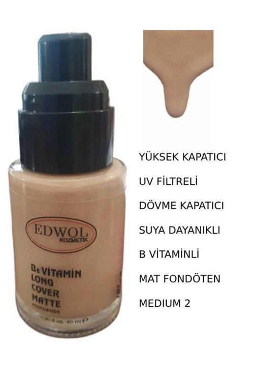 Ultra Cover Kong Cover Matte Foundatıon Medıum 2 Yüksek Kapatıcı Mat Fondöten 40Ml