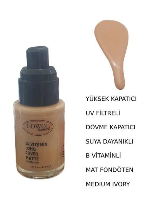 Ultra Cover Kong Cover Matte Foundatıon Medium Ivory Yüksek Kapatıcı Mat Fondöten 40Ml