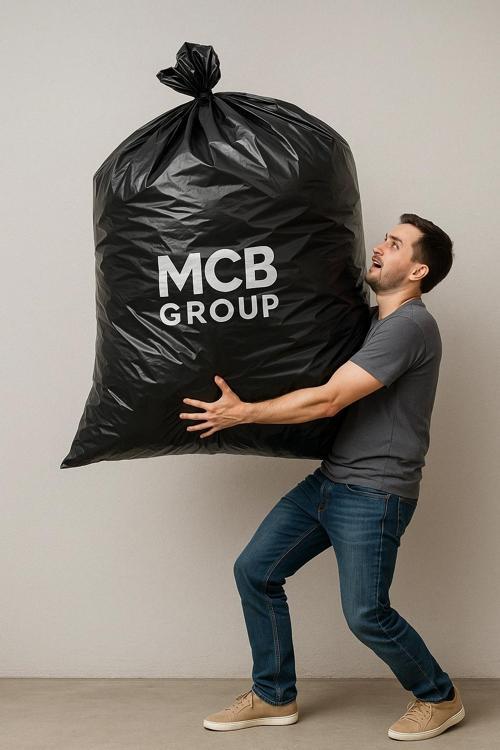 4 Rulo Endüstriyel ( 120X150 cm ) Hantal Boy Siyah Çöp Poşeti 4 Rulo Çöp Torbası