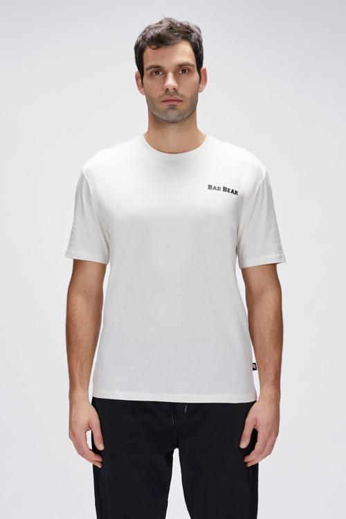 Eddy Beyaz Erkek Baskılı Tişört