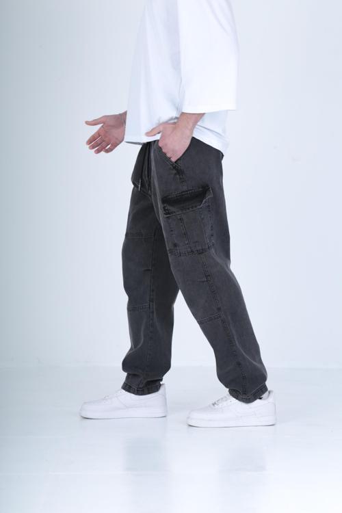 Premium Kalite Antrasit Baggy Pantolon