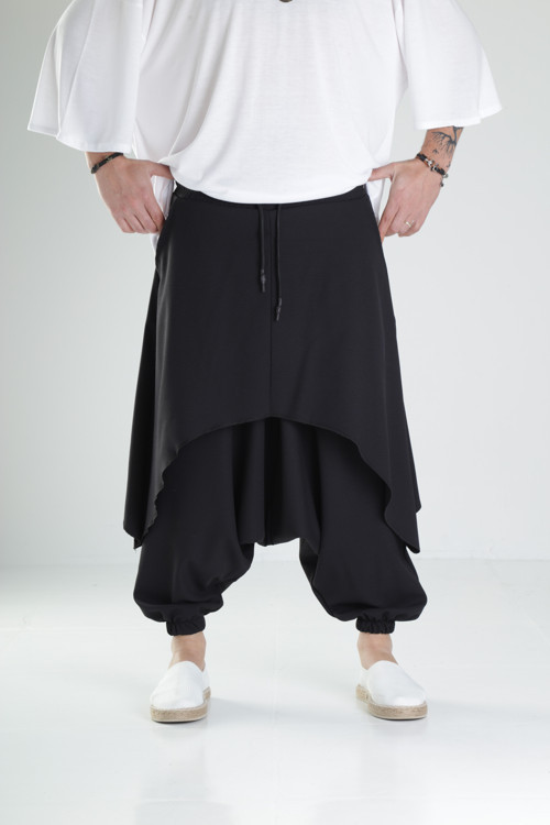Oversize Şalvarlı Samurai Pantolon