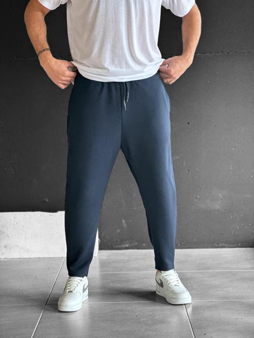 Lacivert Baget Pantolon