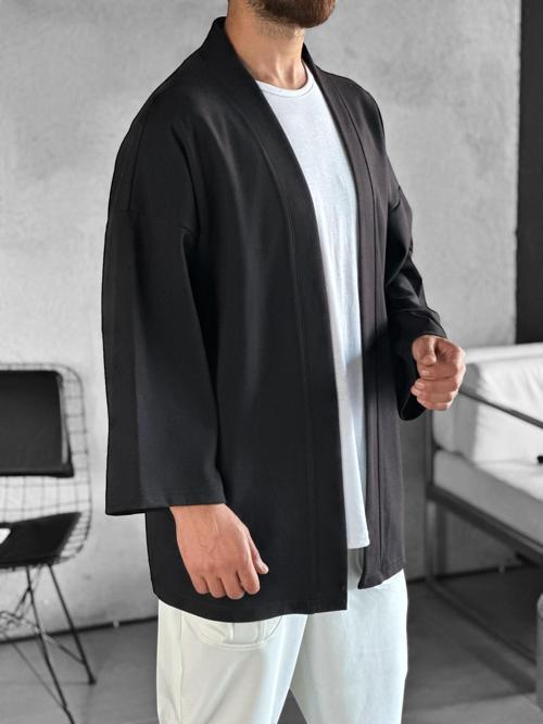 Fakir Kol Siyah Kimono
