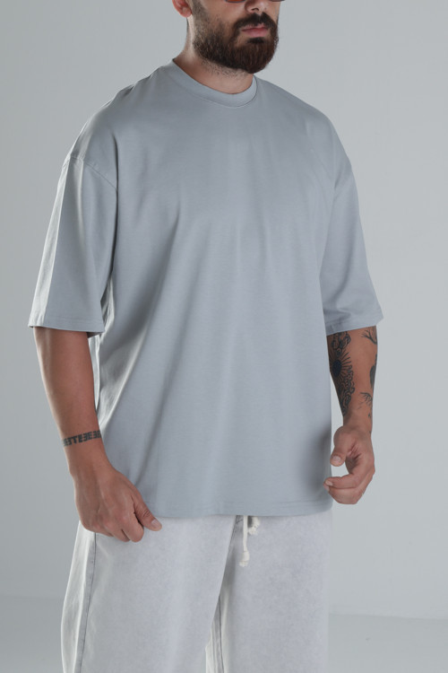 Gri Oversize T-Shirt