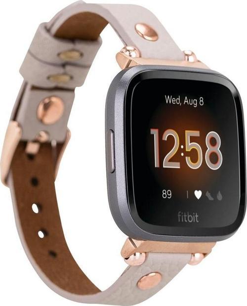 Apple Watch Uyumlu Deri Kordon 42-44-45mm RT ERC3 Bej