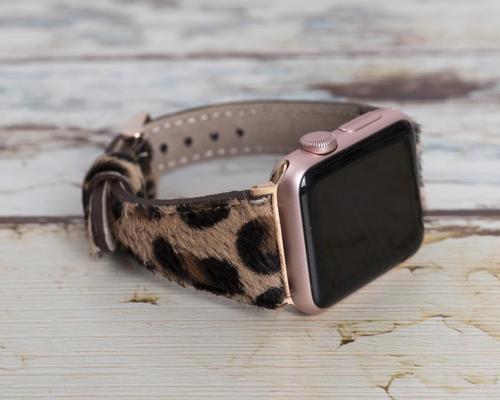 Apple Watch Uyumlu Deri Kordon 42-44-45mm Slim LE01N