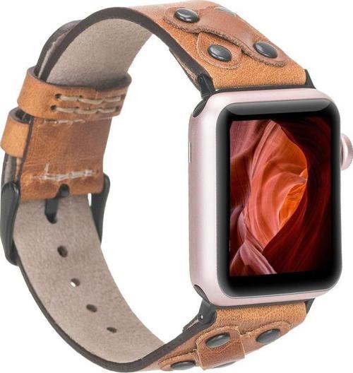 Apple Watch Uyumlu Deri Kordon Cross 42-44-45mm BT V18