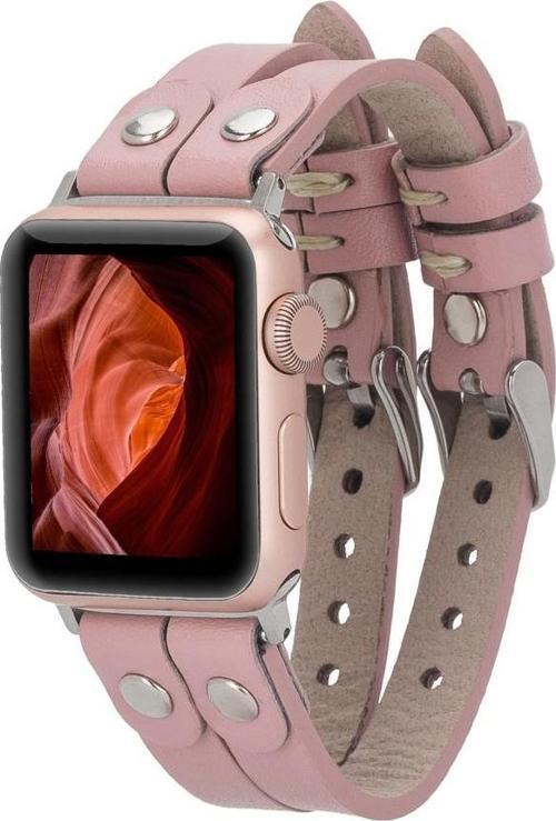 Apple Watch Uyumlu Deri Kordon Ely Double Tour ST NU2