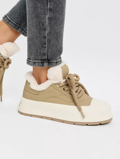 Gamelu Gone Peluşlu Sneakers Unisex Spor Ayakkabı
