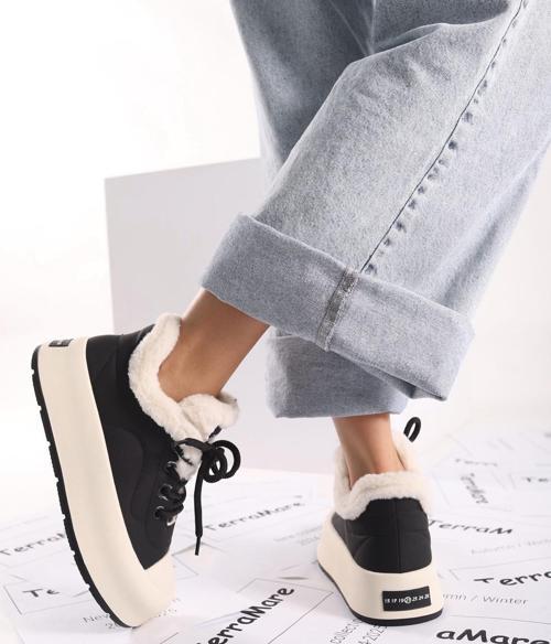 Gamelu Gone Peluşlu Sneakers Unisex Spor Ayakkabı