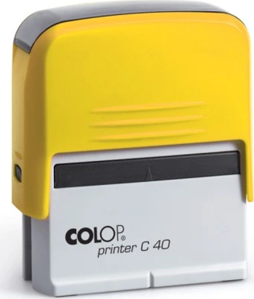 PRINTER C40 SARI KASA SİYAH KEÇE - 23X59MM
