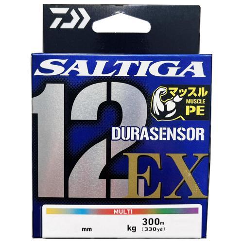Saltiga Durasensor 12EX 300m Multicolor Örgü - İp Misina 0.16mm - 1.5PE - 14Kg