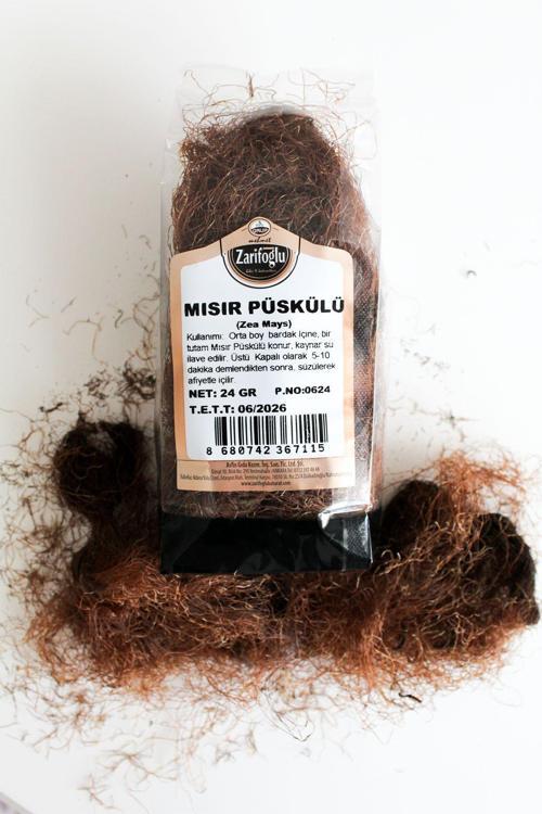 Mısır Püskülü Bitkisi Şifalı Bitkiler 24 Gr