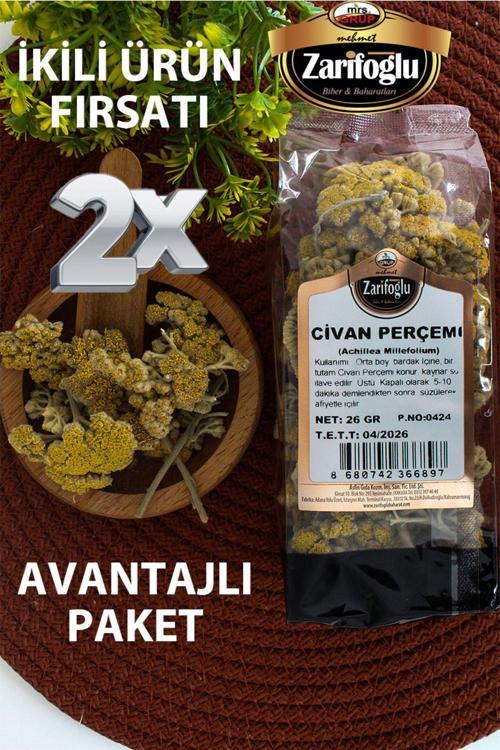 Civan Perçemi Otu Bitkisi Şifalı Bitkiler 2 X 26 Gr