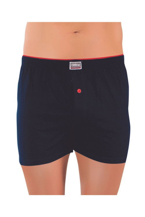 Erkek Lacivert Boxer 3 Lü