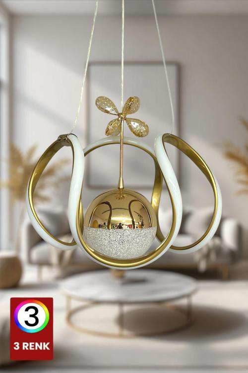 Led Toplu Avize Eskitme Renk 3 Renk Modern Led Sarkıt Avize