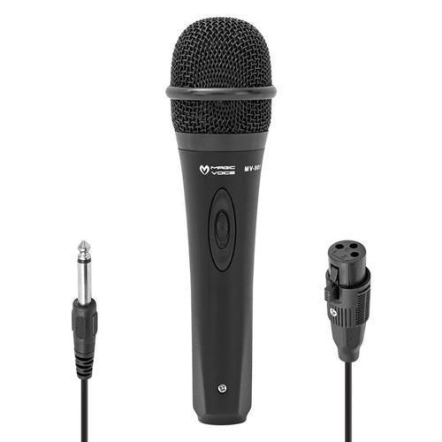 Magicvoice MV-901 2.5 Metre Kablolu Dinamik El Mikrofonu 6.3 Mm Jack Girişli Mikrofon