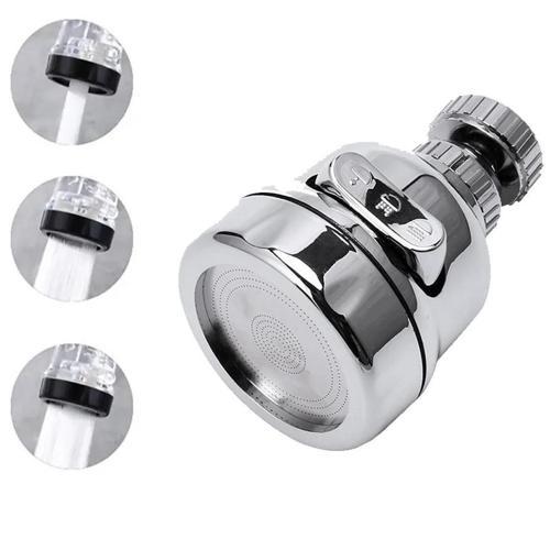 Sunup SN-27115 3 Kademeli Tasarruflu Musluk Başlığı 360 Derece Musluk Tayzik Aparatı