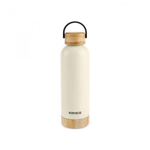 Woody Çelik Sızdırmaz Termos 500 ml Krem