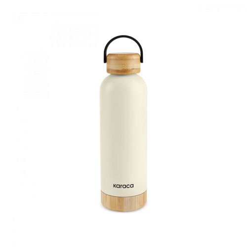 Woody Çelik Sızdırmaz Termos 500 ml Krem