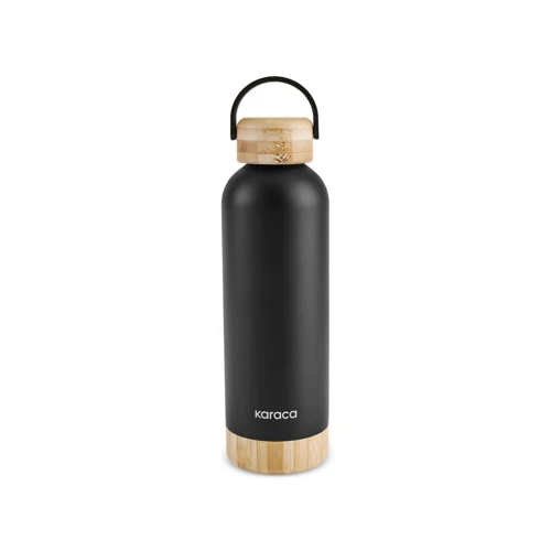 Woody Çelik Sızdırmaz Termos 500 ml Siyah