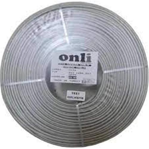 2+1 Pe 1X0,50 Mini Coax 2X0,50Mm 100 Metre Dış Ortam Cca Kamera Kablosu