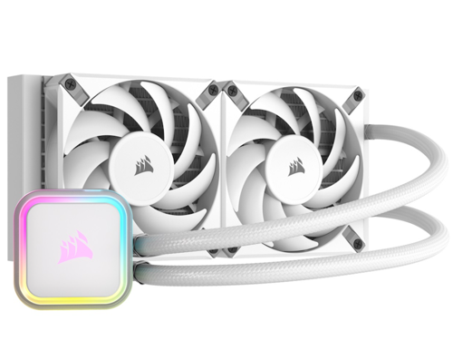 iCUE H100i RGB Elite White 240 mm Intel(1700p)-AMD Uyumlu Sıvı Soğutucu (CW-9060078-WW)