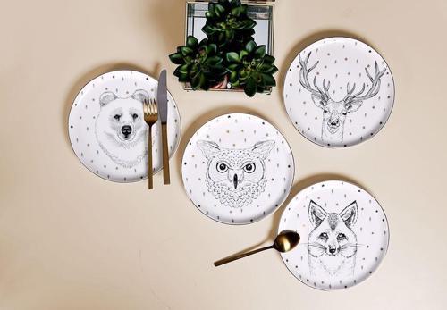 Forest 4lü Pasta Takımı 20cm