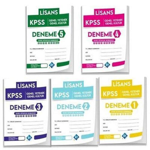 KPSS Lisans Genel Yetenek Genel Kültür 5'li Deneme Paketi