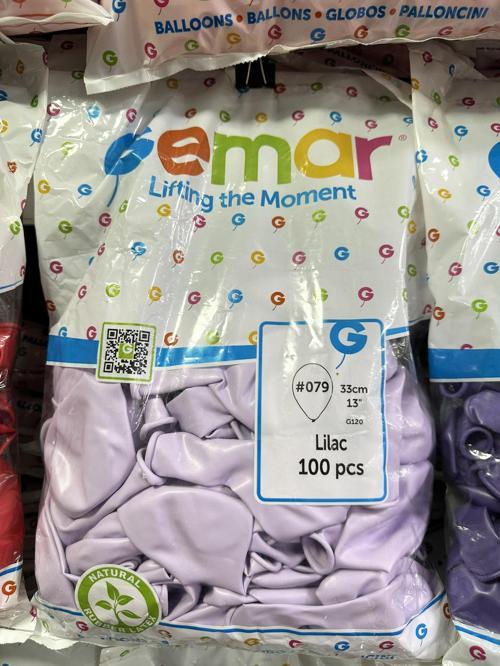 Parti Doğum Günü Organizasyon Balon - 33 Cm. - Lila - 100 Adet