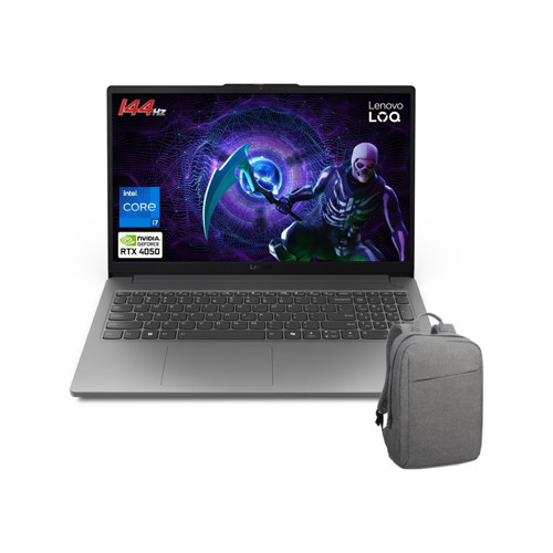 Loq Intel Core I7-12650HX 32GB 1tb SSD RTX4050 (65W) Freedos 15.6 Fhd 83LK002VTR321C Taşınabilir Bilgisayar + Çanta