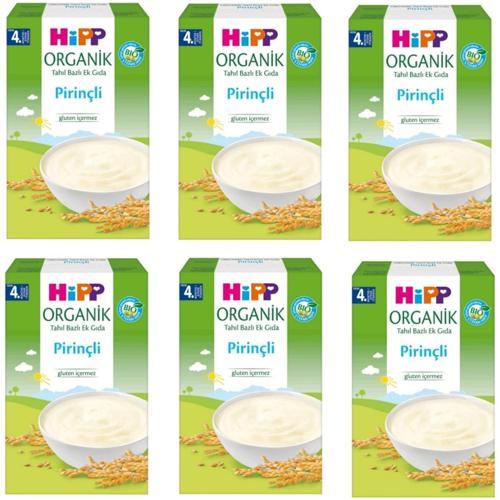 Organik Pirinçli Tahıl Bazlı 4+ Ay Kaşık Maması 200 gr 6 ADET