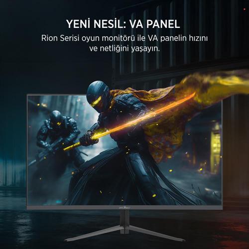 Rion R10 24" 165Hz 1Ms FHD VA Curved Gaming Monitör (Sıfır Ölü Piksel Garantili)