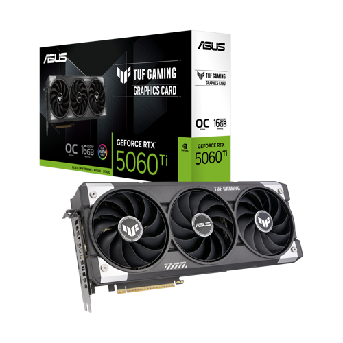 TUF-RTX5060TI-O16G-GAMING, 16Gb, 128Bit, GDDR7, 1xHDMI, 3xDP GAMING Ekran Kartı