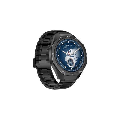 Amoled Ekran 48mm Metal ve Silikon Kordonlu Akıllı Saat Siyah WT6 Pro