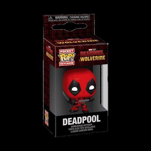 Pop Pocket Keychain Deadpool & Wolverine Deadpool with Swords
